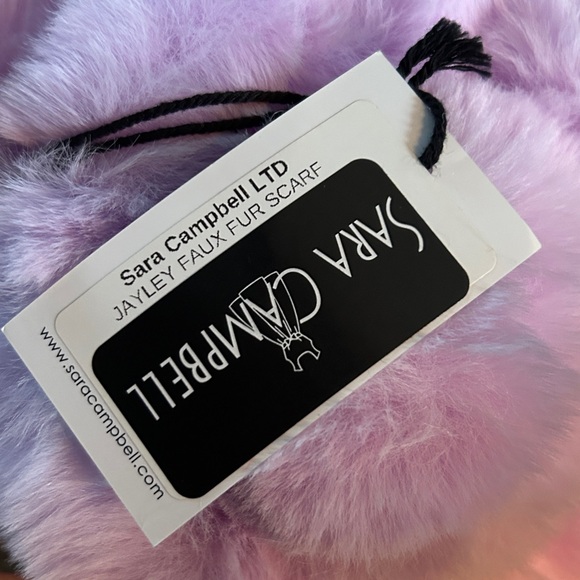 Sarah Campbell Jayley Lavender Neck Warmer Scarf Wrap Collar - Picture 3 of 6